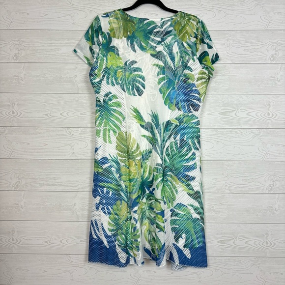 Chico’s Tropical Wonders Midi Dress Size 2 (Medium/12) - Picture 6 of 8